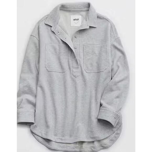 aerie Tops - **SOLD** aerie Anytime Fave Waffle Oversized Shirt  - Size - Medium